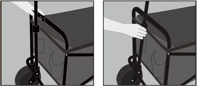 Style Selections MX-LSCW02 4-cu ft Steel Folding Yard Cart B5