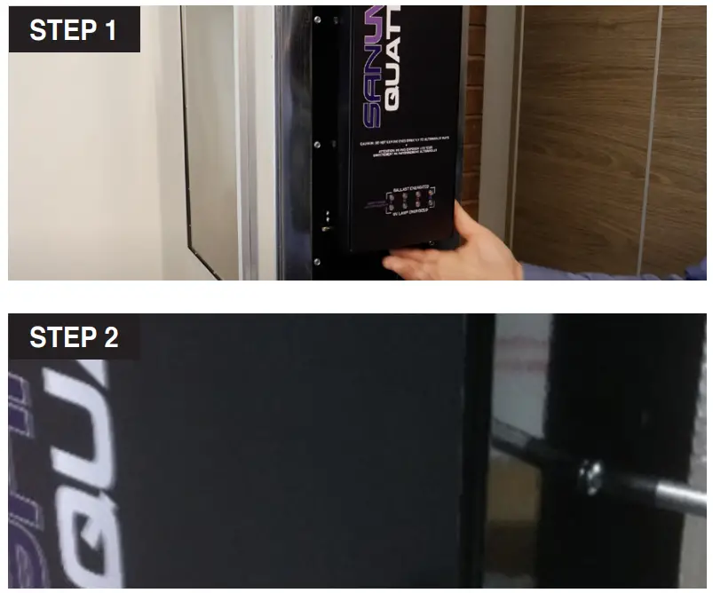 SANUVOX QUATTRO In-Duct Air Purification - Step by Step Lamp Replacement 1