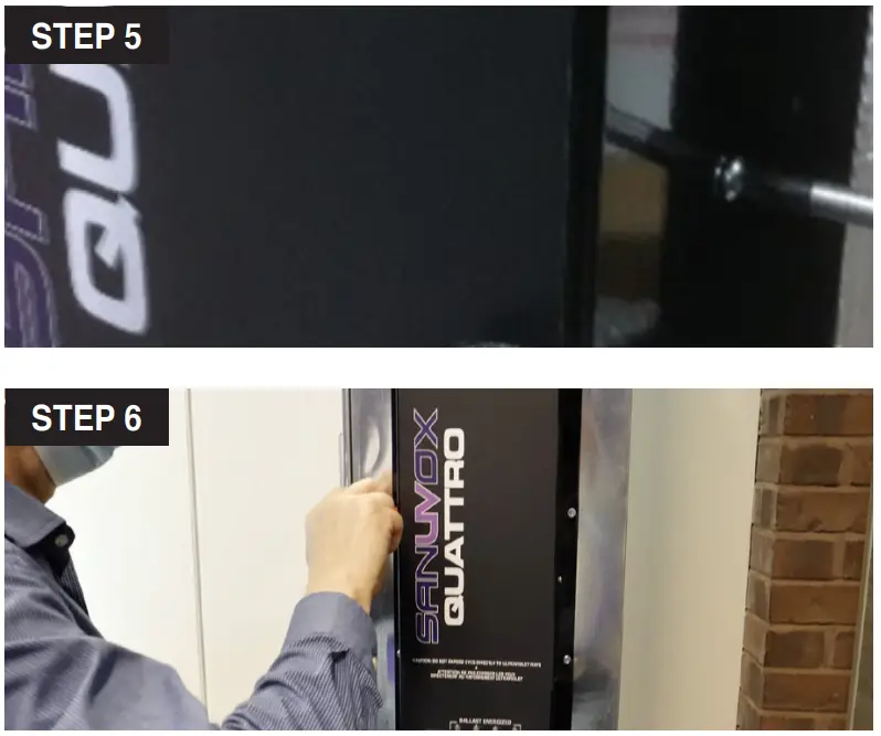 SANUVOX QUATTRO In-Duct Air Purification - Step by Step Lamp Replacement 3