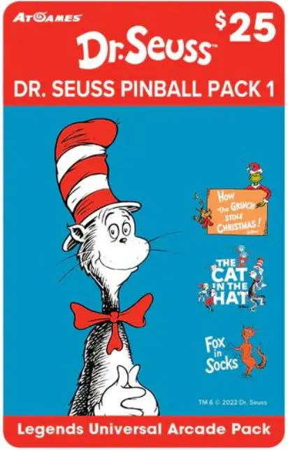 ATGAMES Dr Seuss Pinball Pack 1