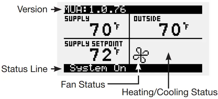 ACCUREX 485932 XDGX Make Up Air Direct Gas - MAIN SCREEN