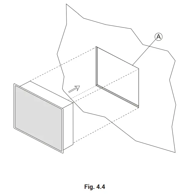 Installation cut-out