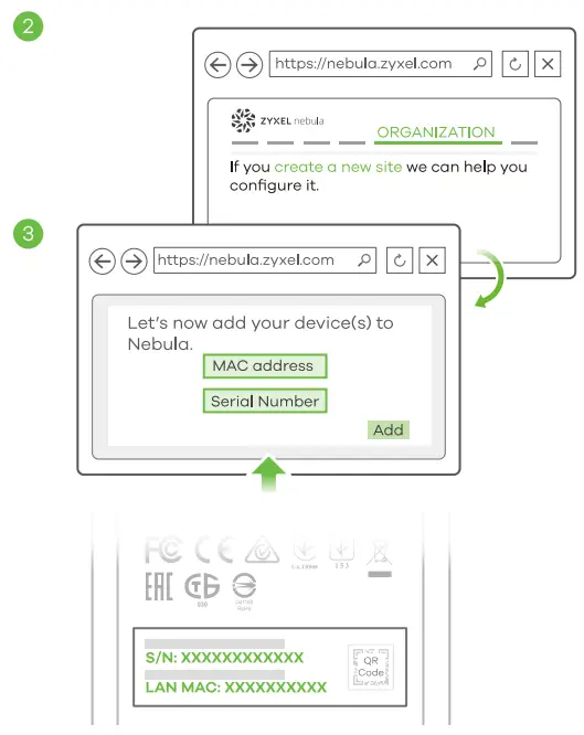 Nebula Registration With Web