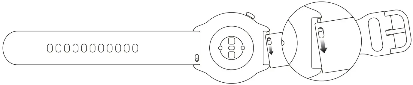 amazfit A2174 GTR Mini Smartwatch with Band - Disassembling