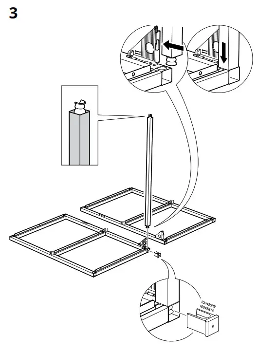 IKEA ENHET Base Frame for Washbasin Anthracite - fig 4