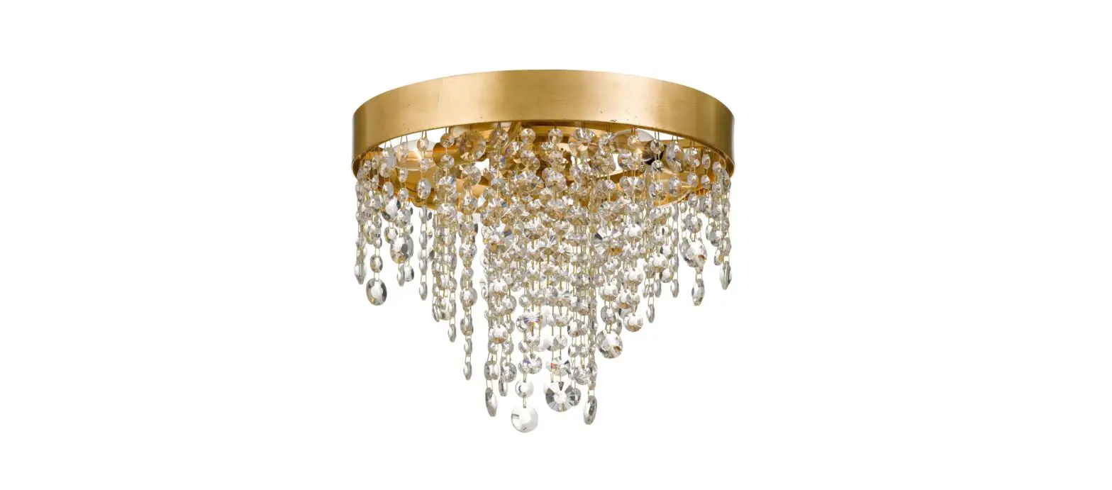 Crystorama Win-613-ga-cl-mwp Winham Four Light Ceiling Mount Instruction Manual