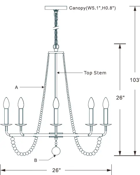CRYSTORAMA BLA-10668-GA Bella Eight Light Chandelier-fig-1