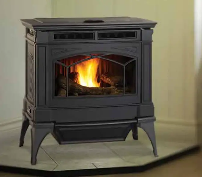 HAMPTON BAY Greenfire GC60-2 Freestanding Cast Iron Pellet Stove