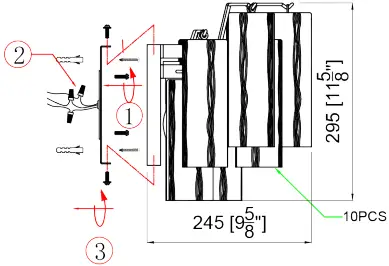 CRYSTORAMA ADD-302-CH-SM Addis Two Light Wall Mount A1