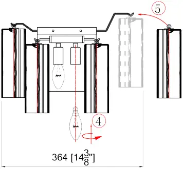 CRYSTORAMA ADD-302-CH-SM Addis Two Light Wall Mount A2