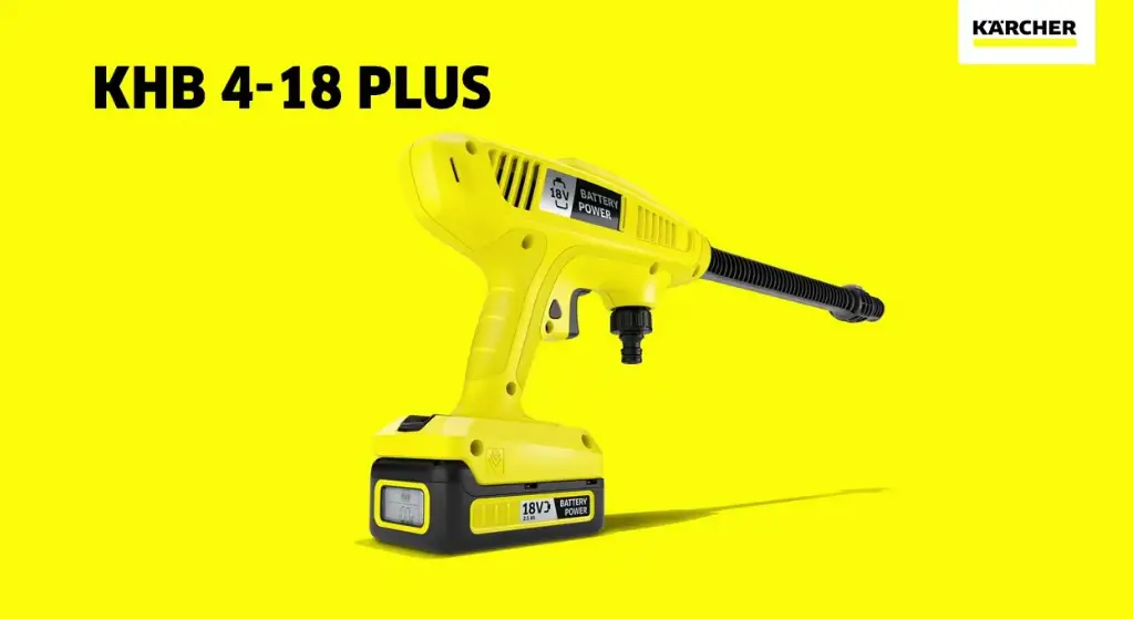 Karcher Khb 4-18 Cordless Pressure Washer Handheld Cleaner Instruction Manual