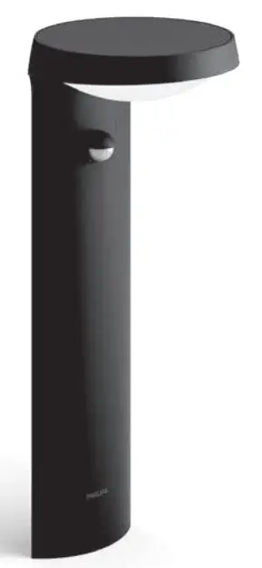 PHILIPS 9290032602 IR Outdoor LED Pole Light with Sensor -