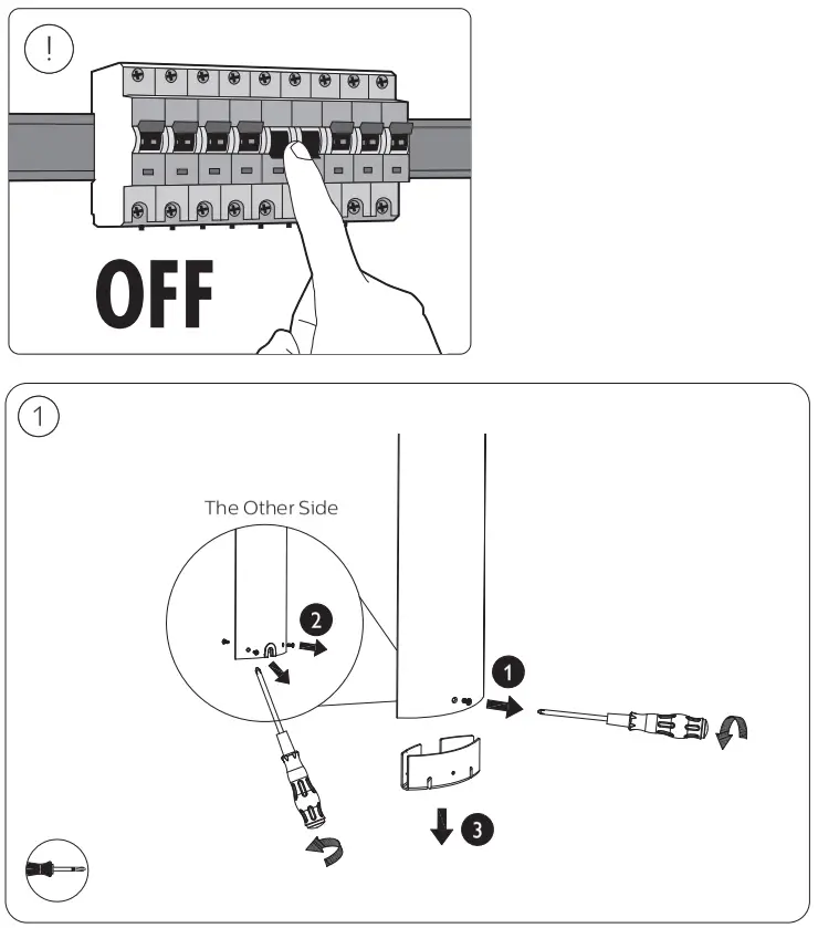 PHILIPS 9290032602 IR Outdoor LED Pole Light with Sensor - fig2