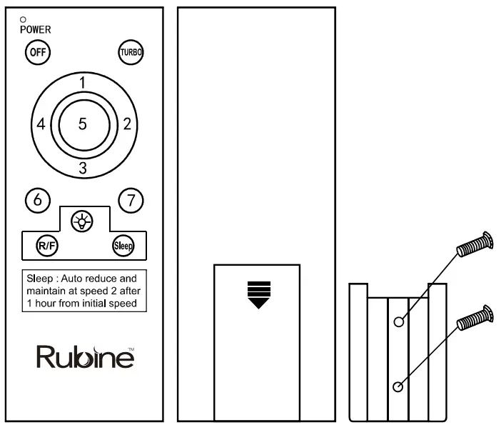 Rubine RCF BREEZA Series Ceiling Fan - PRODUCT1