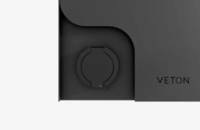 VETON Wall Premium EV Charging Station - charging outlet closes