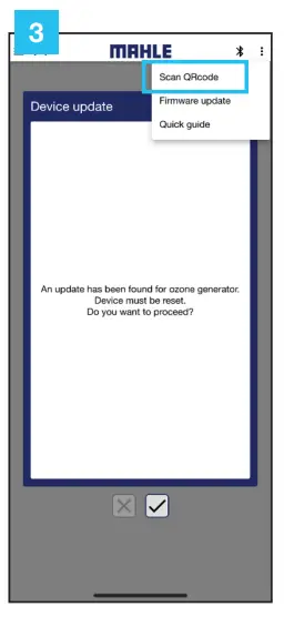 OzonePRO Sensor Counter Reset