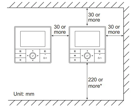 FUJITSU UTY-RVNYM Comfort Wired Remote Control - Fig 17