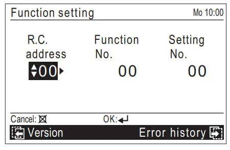 FUJITSU UTY-RVNYM Comfort Wired Remote Control - Fig 48