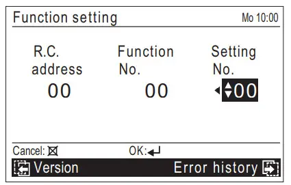 FUJITSU UTY-RVNYM Comfort Wired Remote Control - Fig 50