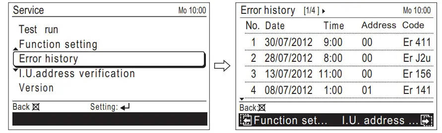 FUJITSU UTY-RVNYM Comfort Wired Remote Control - Fig 51