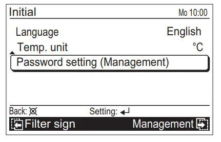 FUJITSU UTY-RVNYM Comfort Wired Remote Control - Fig 74