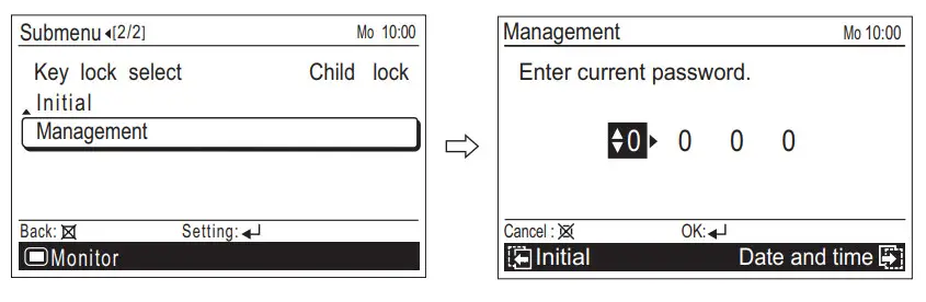 FUJITSU UTY-RVNYM Comfort Wired Remote Control - Fig 78