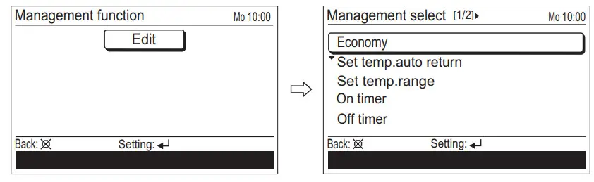 FUJITSU UTY-RVNYM Comfort Wired Remote Control - Fig 79