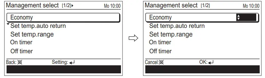 FUJITSU UTY-RVNYM Comfort Wired Remote Control - Fig 80