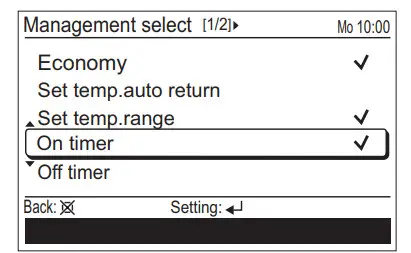 FUJITSU UTY-RVNYM Comfort Wired Remote Control - Fig 82