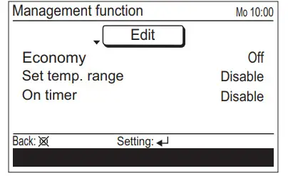 FUJITSU UTY-RVNYM Comfort Wired Remote Control - Fig 83