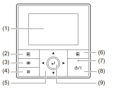 FUJITSU UTY-RVNYM Comfort Wired Remote Control - Fig 9