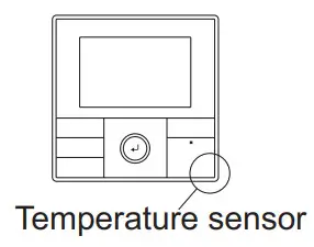 FUJITSU UTY-RVNYM Comfort Wired Remote Control - Fig
