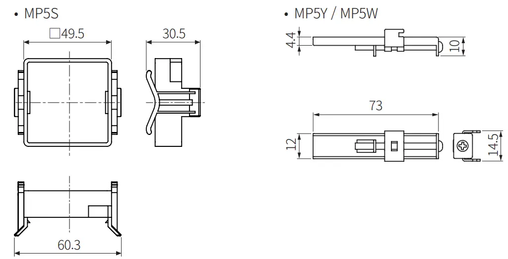 Autonics MP5S Series Multi Pulse Meters - connector3