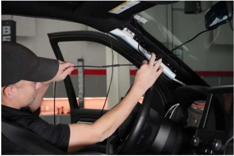 BRANDMOTION 212FVMR171 FullVUE Rear Camera Mirror - Powering the FullVUE Mirror