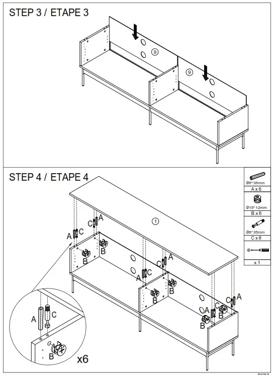 Teulat 4D 180 CM Blur TV Cabinet - FIG 5.