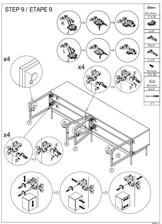 Teulat 4D 180 CM Blur TV Cabinet - FIG 8