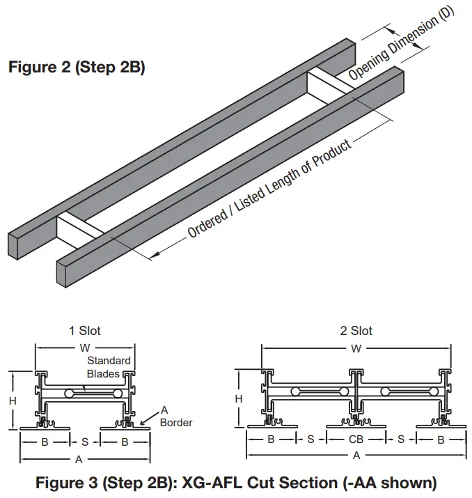GREENHECK XG AFL and XG AFLC Architectural Linear Slot Diffuser - Framing the Opening