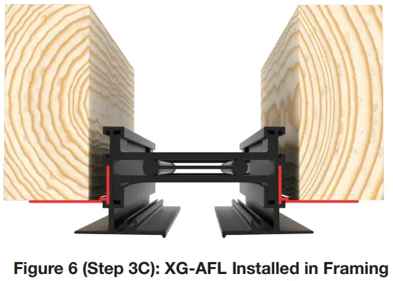 GREENHECK XG AFL and XG AFLC Architectural Linear Slot Diffuser - Installed in Framing