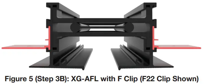 GREENHECK XG AFL and XG AFLC Architectural Linear Slot Diffuser - Installing F Clips