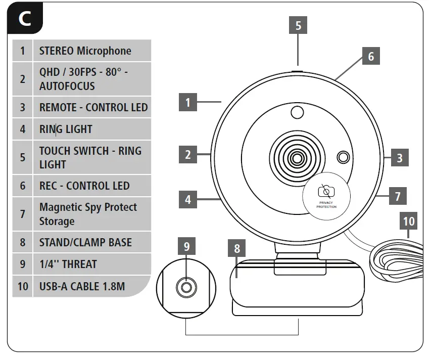 hama-C-850 Pro-QHD-Webcam-03