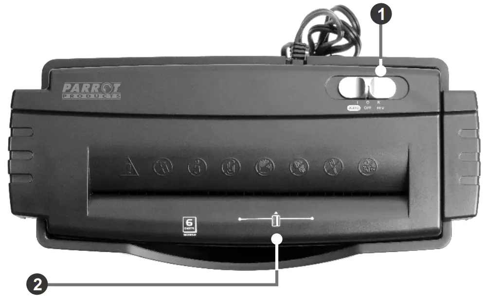 PARROT S1006S Paper Shredder - Fig 2