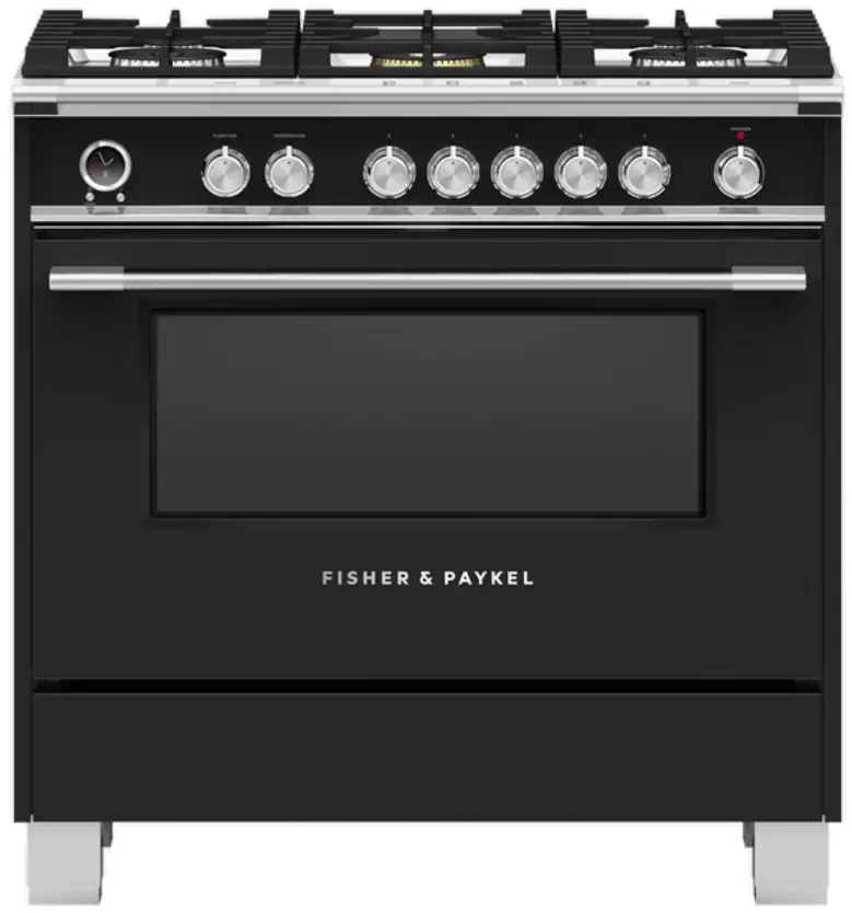 Fisher and Paykel OR36SCG6B1 Dual Fuel Range