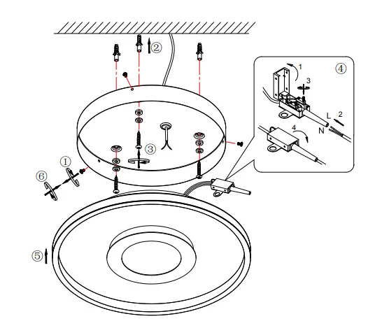 TRIO-6808103xx-Ascari-LED-30-Black-Modern-Bathroom-Ceiling-Lamp-fig-1