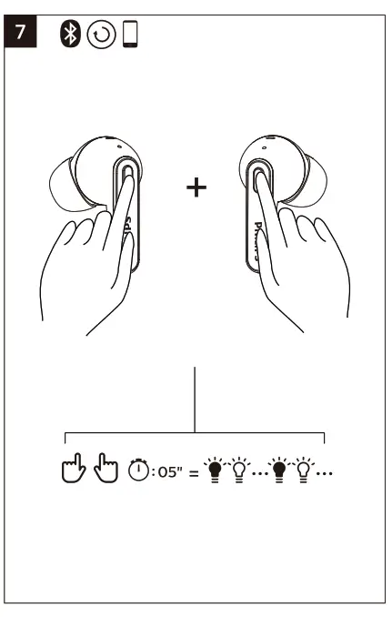 PHILIPS TAT2206WT 2000 Series Headphone - fig1