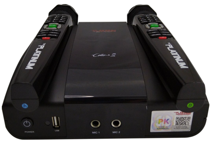 PLATINUM karaoke Cello 2 Professional SD CARD