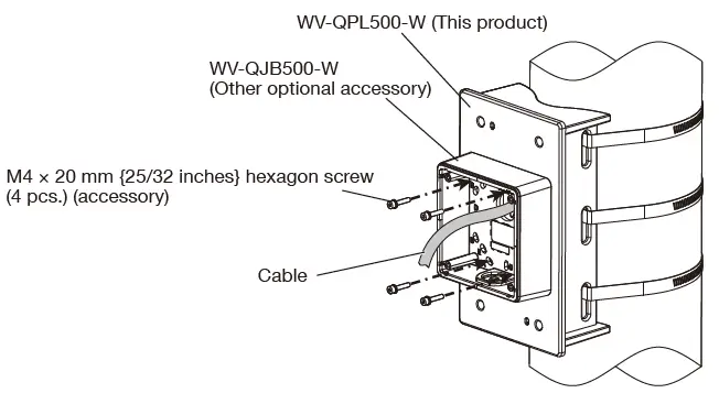 i-PRO-WV-QPL500-W-Pole-Mount-Bracket-fig- (12)