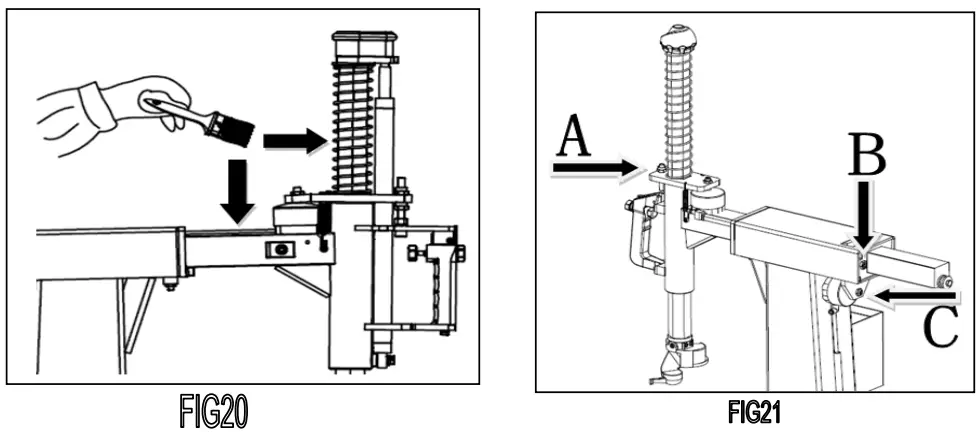 LEO L8087 Car Tire Changer - fig 15