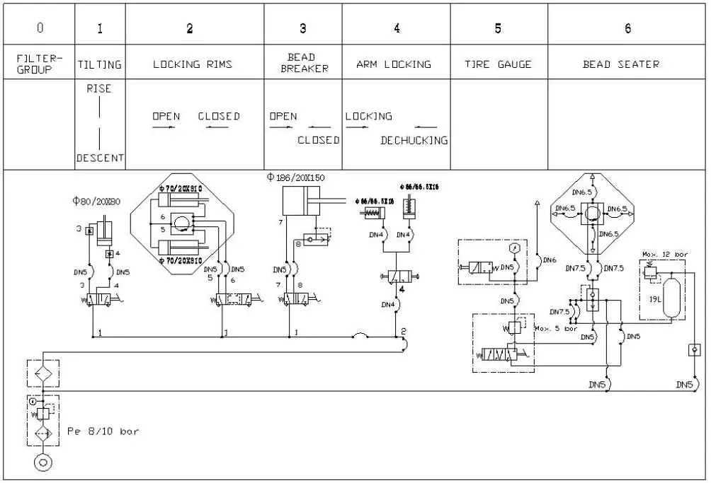 LEO L8087 Car Tire Changer - fig 18