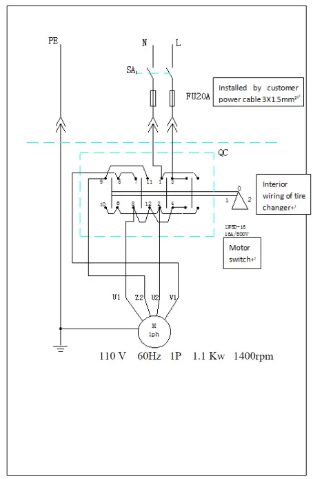 LEO L8087 Car Tire Changer - fig 20