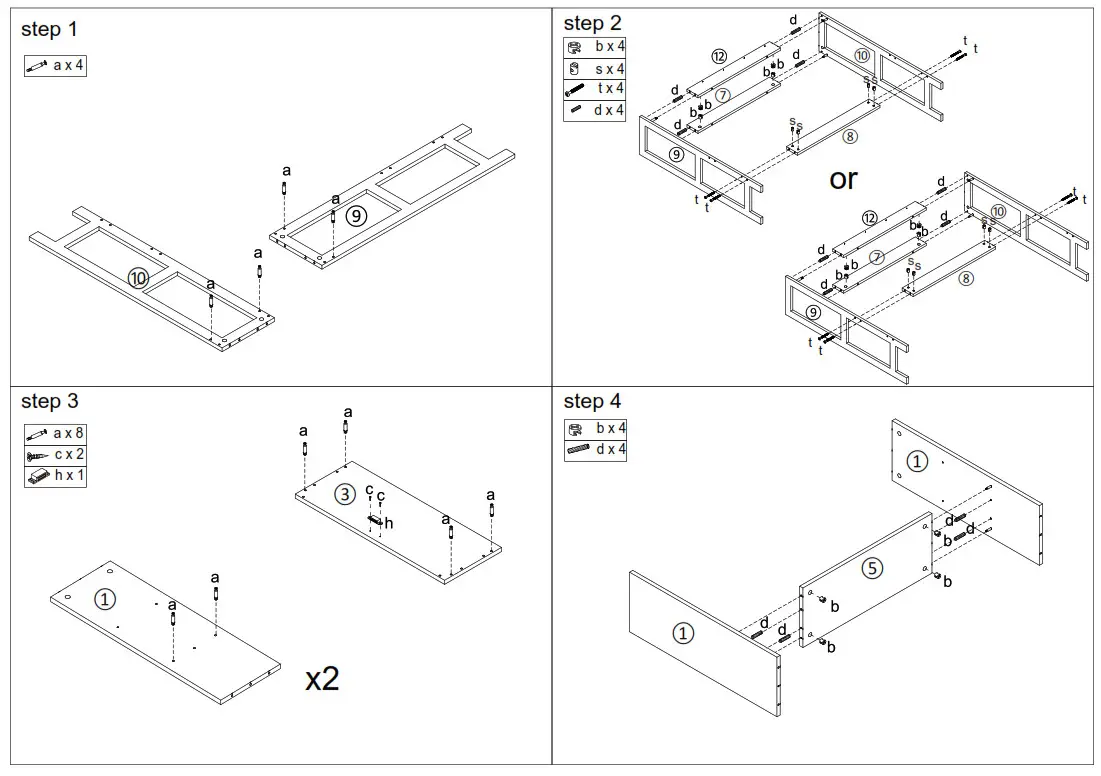 Kmart 43230587 Panelled Shelf Unit with Doors - fig5